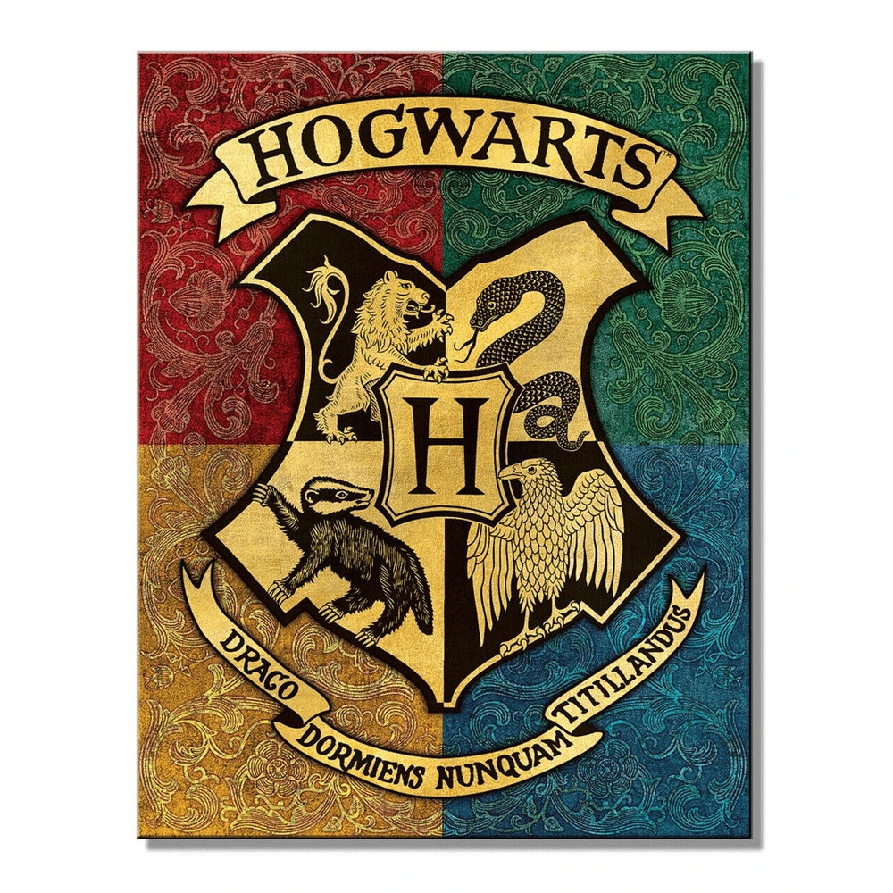 Harry Potter Hogwarts Licensed Novelty Metal Sign 16" x 12.5" Home & Garden:Home Décor:Plaques & Signs Style Your Walls
